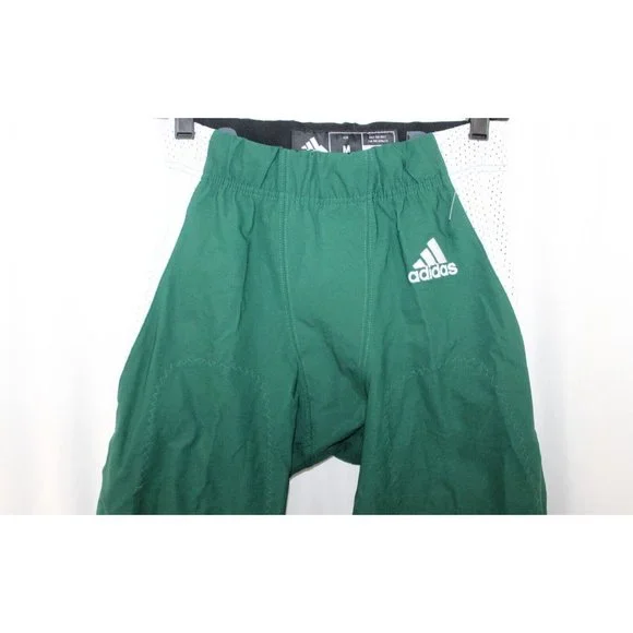 NWT Adidas $90 Mens Green White American Football Pants M - Picture 2 of 5